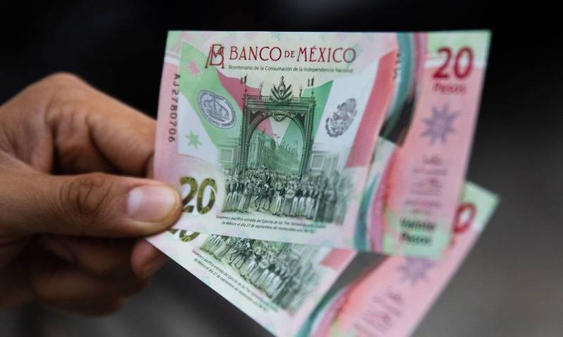 Billete de 20 pesos