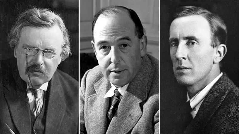 G.K. Chesterton, J.R. Tolkien y C.S. Lewis
