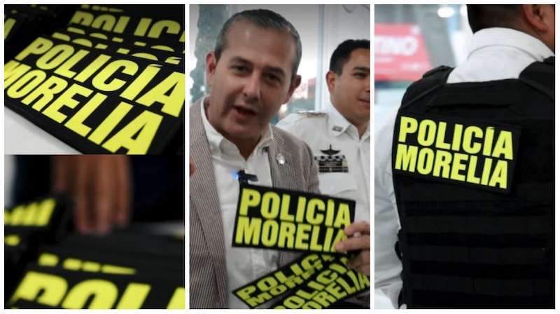 Alejandro González Cussi, parches, Policía Morelia