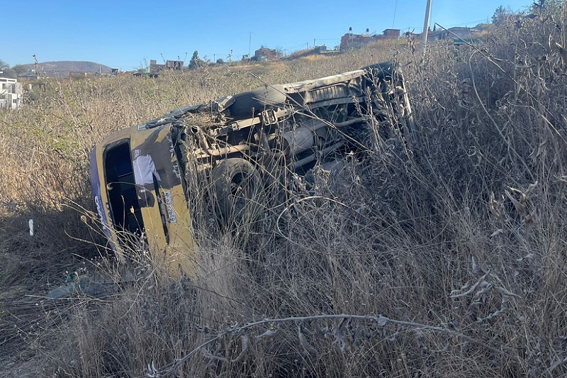 Accidente, Volcadura, Morelia, SSP