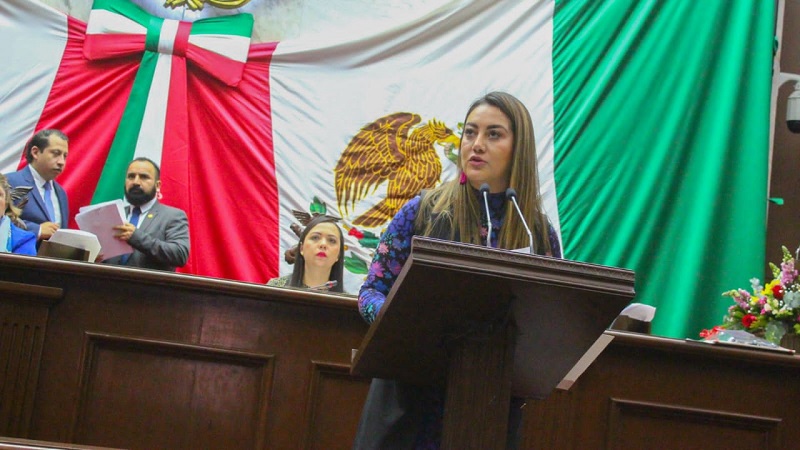 Mónica Valdez, Congreso de Michoacán