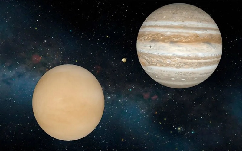 Júpiter y Venus
