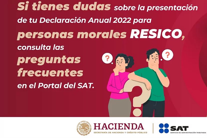SAT, Sanciones, Declaración anual