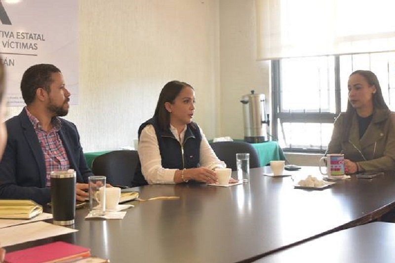 Andrea Villanueva, Atención a víctimas, Michoacán