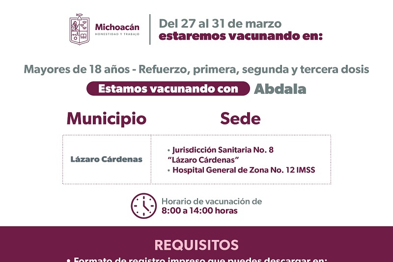 SSM Michoacán, Covid-19