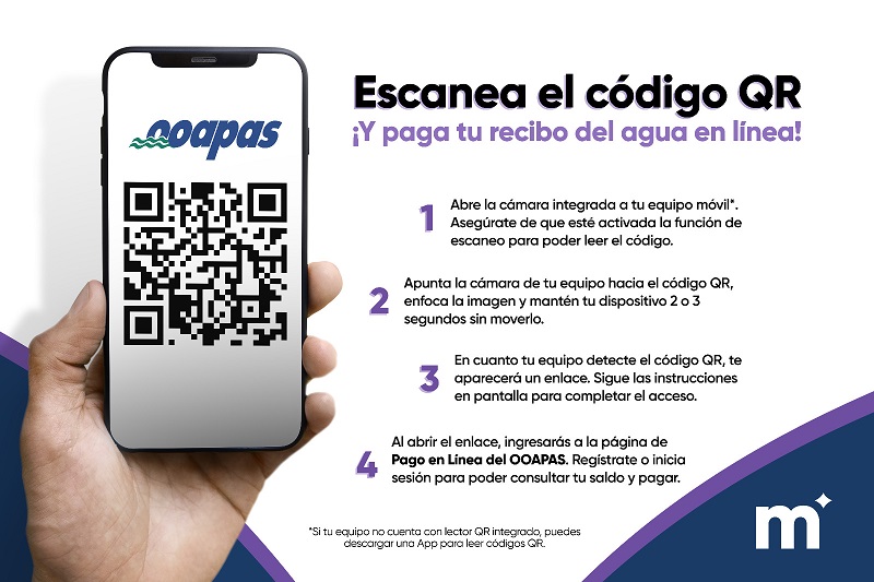 Código QR, OOAPAS Morelia
