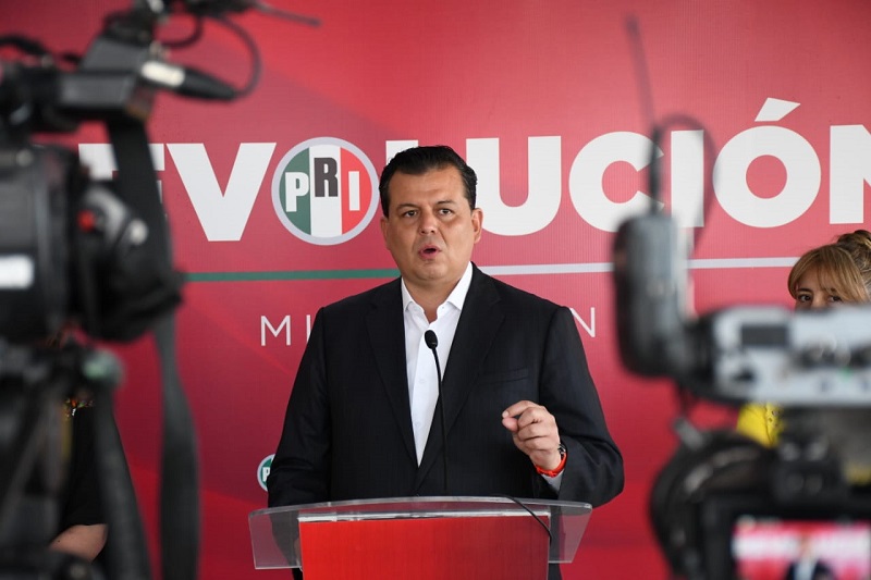 Memo Valencia, PRI Michoacán, Inseguridad