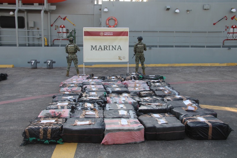 Semar, Embarcación de cocaína, Michoacán