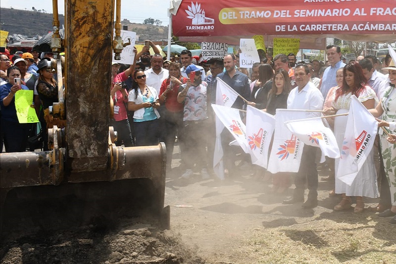 Memo Valencia, PRI Michoacán, Obras Tarímbaro