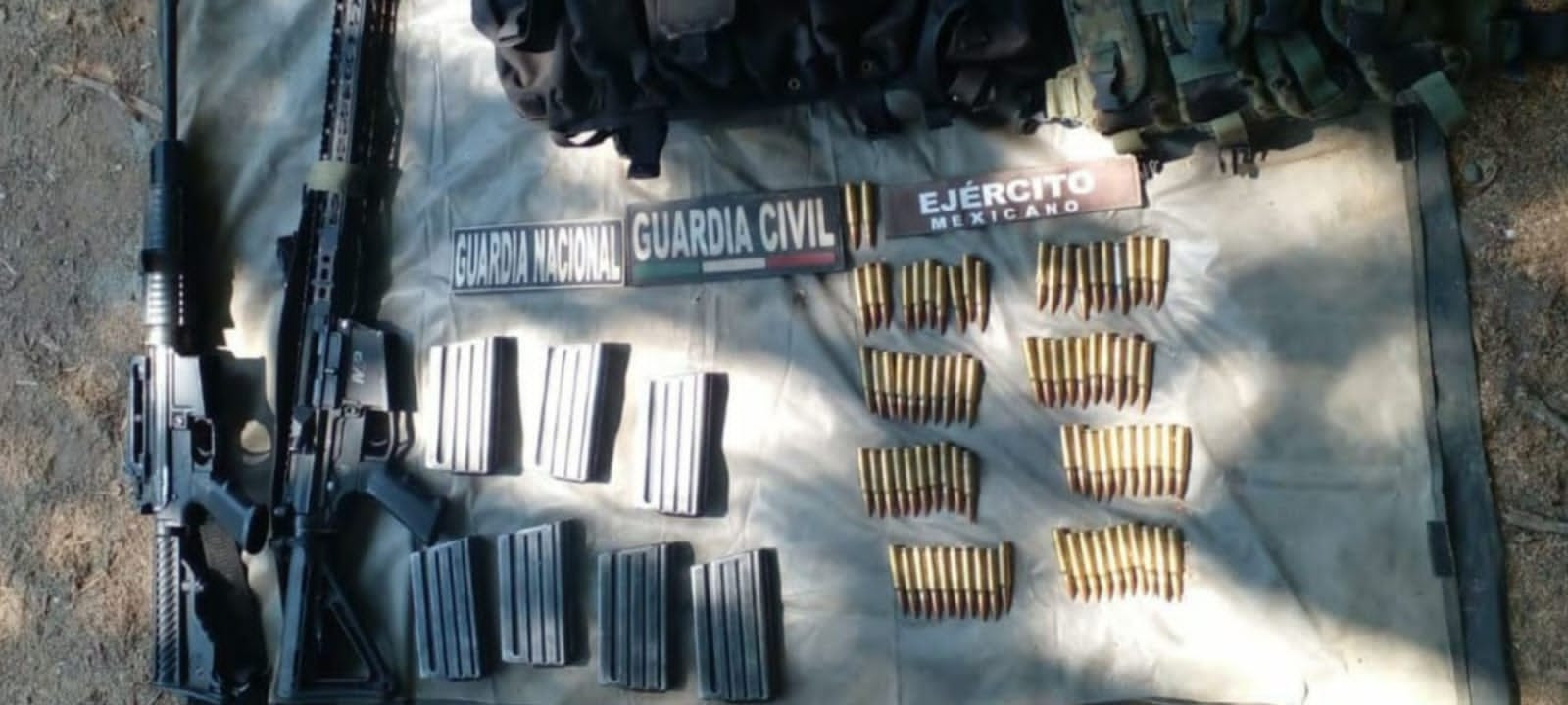 Detención e incautación de armas y vehículo en Acahuato