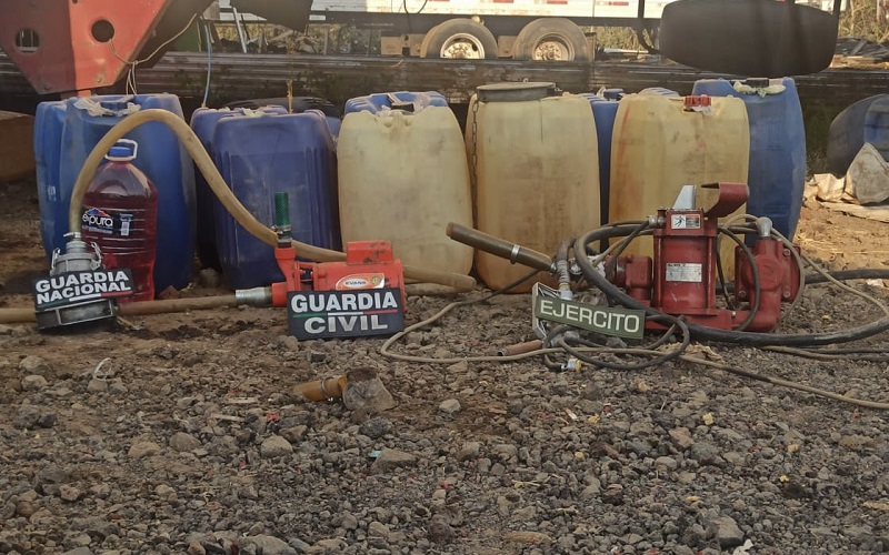 combustible robado, Michoacán, SSP