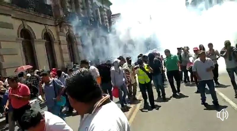 Zafarrancho en el Congreso de Michoacán