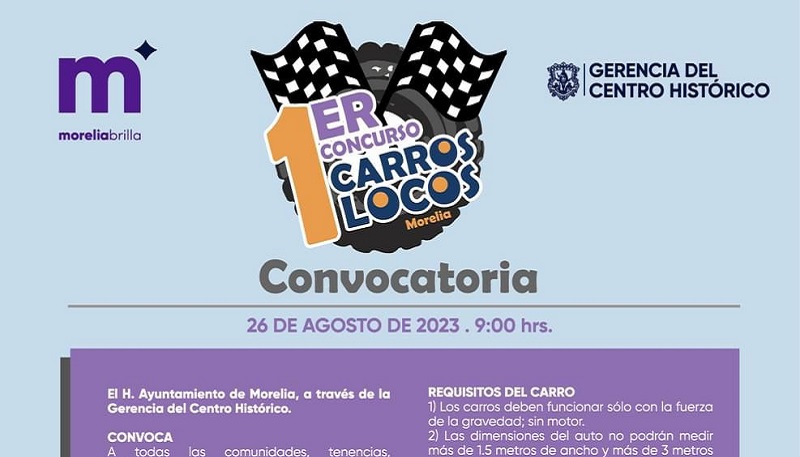 1er Concurso Carros Locos en Morelia 2023