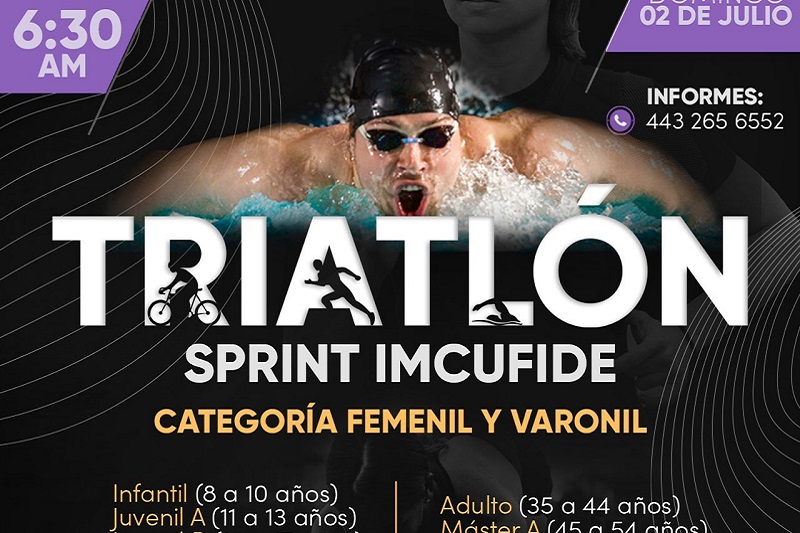 Imcufide, Triatlón Sprint, Morelia