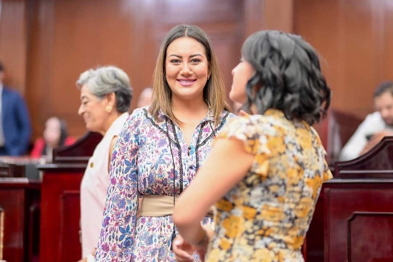 Mónica Valdez, Congreso de Michoacán