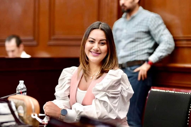 Mónica Valdez, Congreso de Michoacán