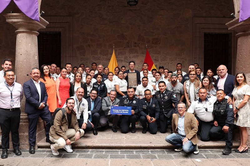 Policía Morelia, Certipol, INSYDE