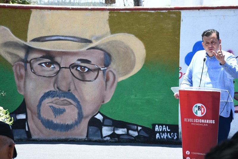 PRI Michoaán, Hipólito Mora, Homenaje
