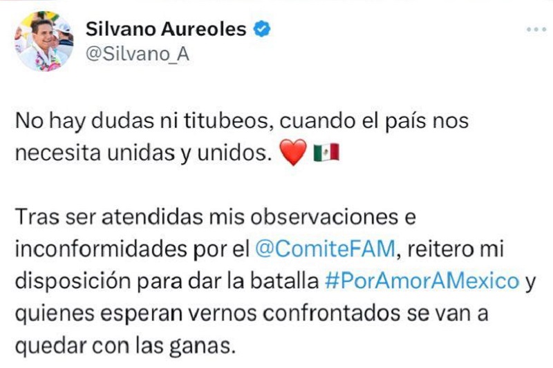 Silvano Aureoles, Frente Amplio por México