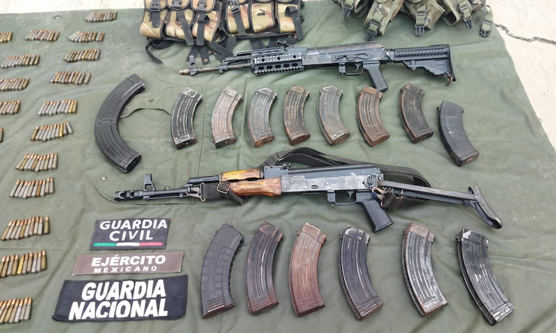 Armas aseguradas
