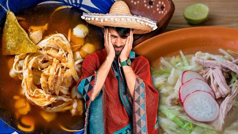 Pozole, Pollo, Cerdo