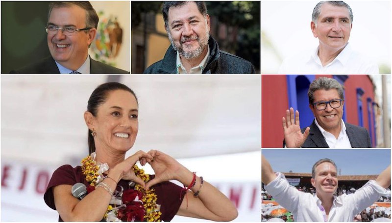 Los Suspirantes, Reparto en la 4T