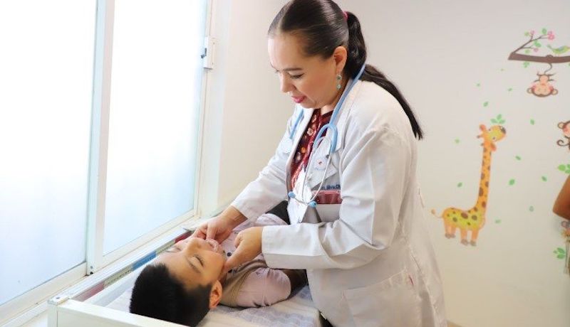 Niño con cáncer