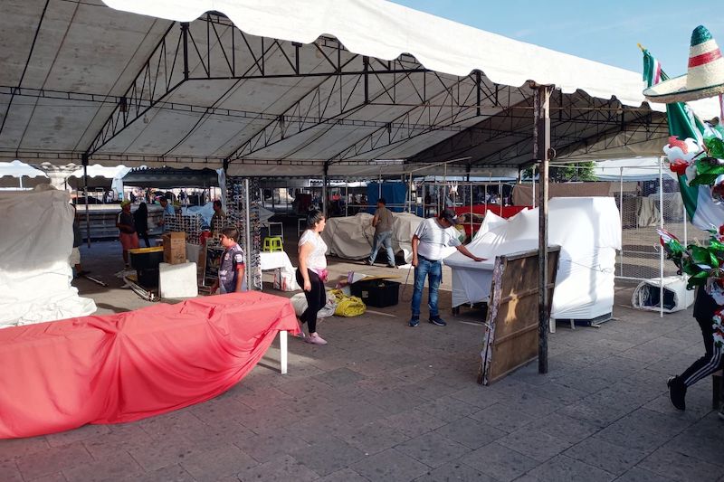 Comerciantes semifijos, Morelia