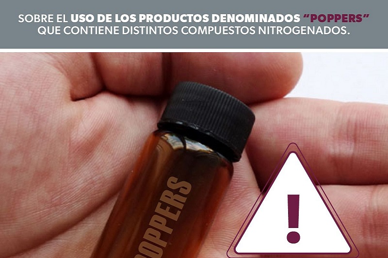 poppers, SSM Michoacán, Advertencias