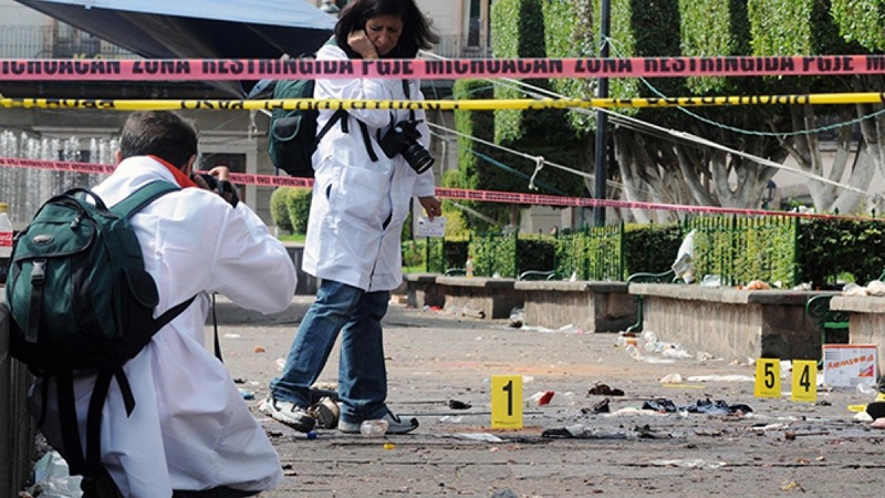 Atentado 2008, Morelia, Crónicas