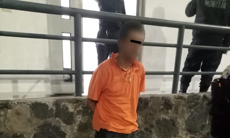 Policía Morelia, Detención, agresor