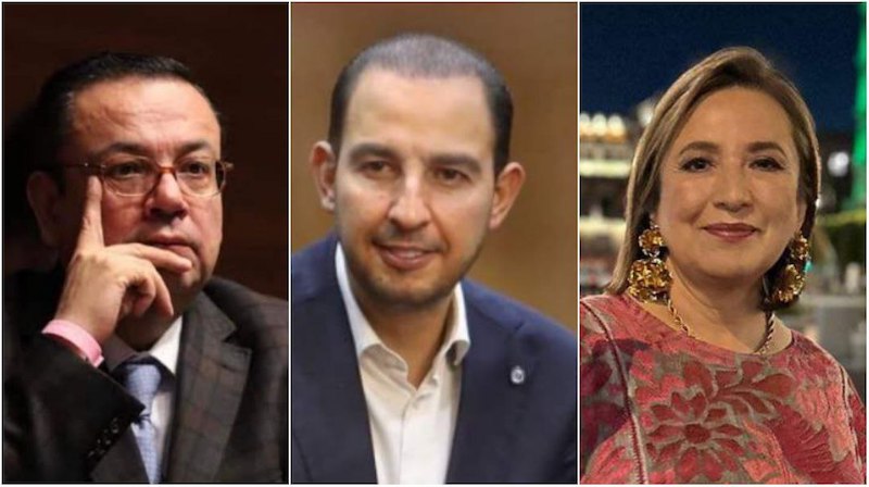 Los Suspirantes, Germán Martínez, Marko Cortés, Xóchitl Gálvez