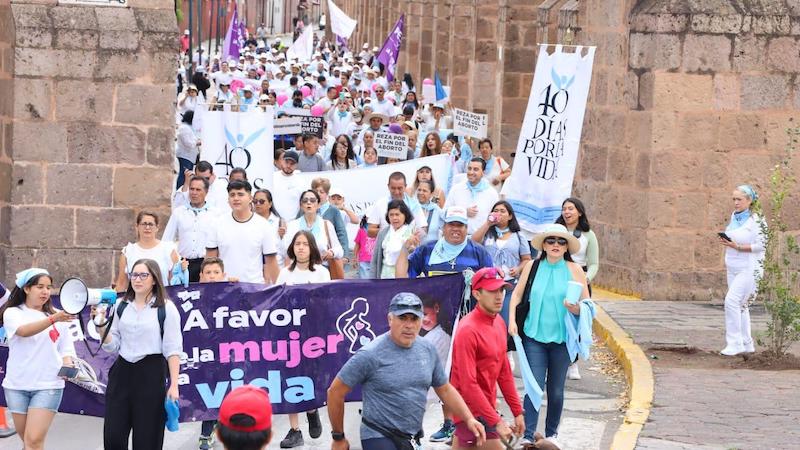 Marcha por la Mujer y la Vida, Morelia