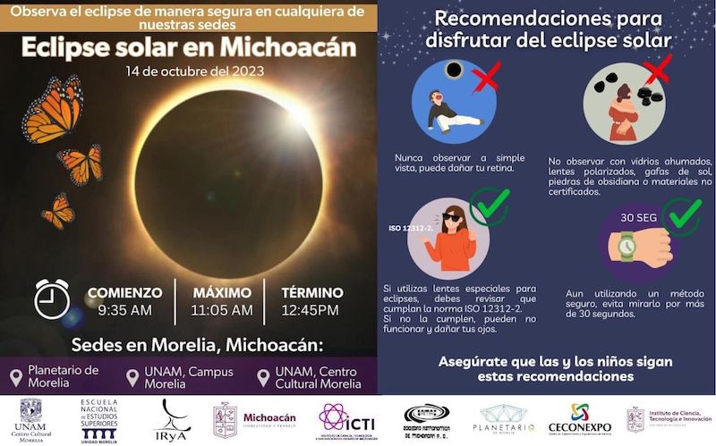Recomendaciones, eclipse