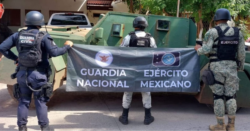 Aseguran camión monstruo, La Huacana