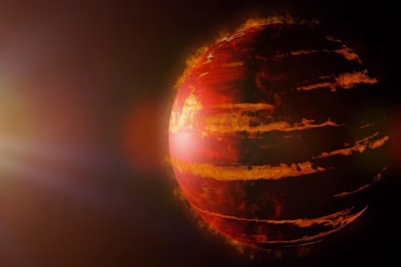 WASP-76b, Lluvia de hierro, Exoplaneta