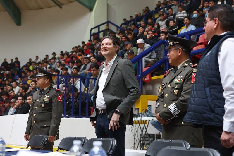 Alfonso Martínez Alcázar, Servicio Militar Nacional