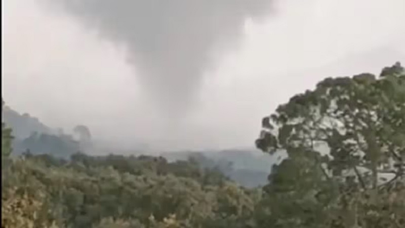 Tornado en Michoacán