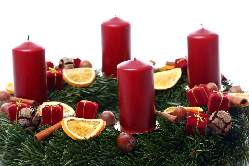 Corona de Adviento, Navidad