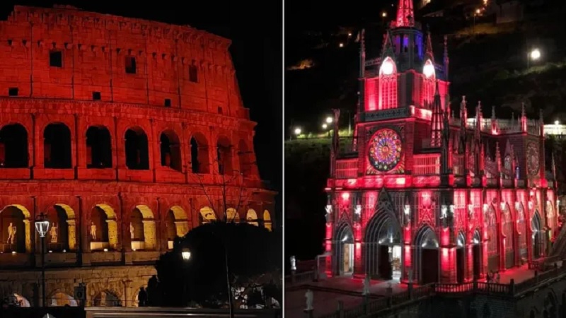 Monumentos, Red Week, Noche de los testigos