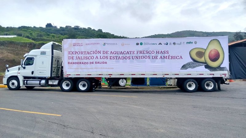 Camión aguacate