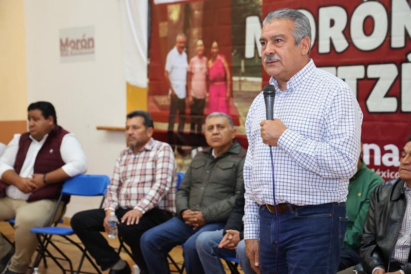 Claudia Sheinbaum, Raúl Morón, Michoacán, Morena