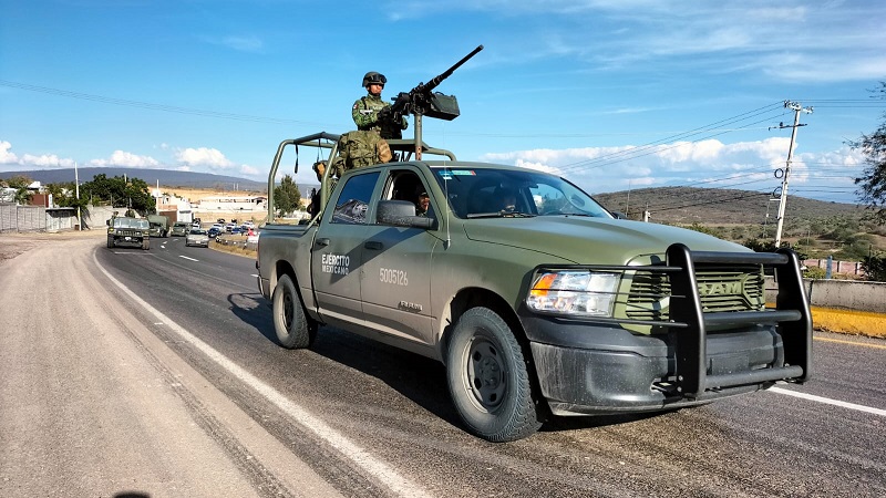 Ejército Mexicano, Guardia Nacional, Michoacán, Refuerzos