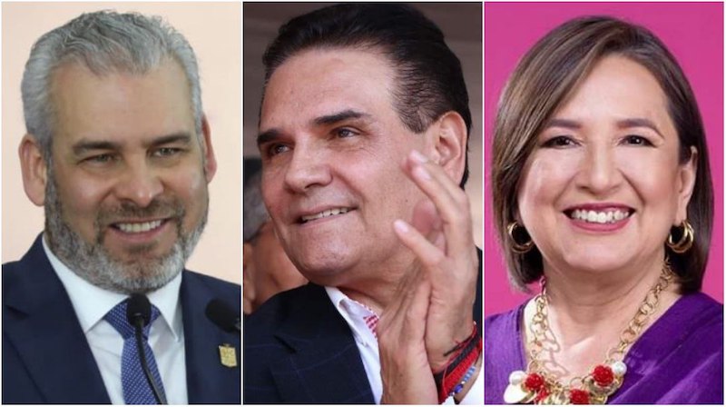 Los Suspirantes, Alfredo Ramírez Bedolla, Silvano Aureoles Conejo, Xóchitl Gálvez