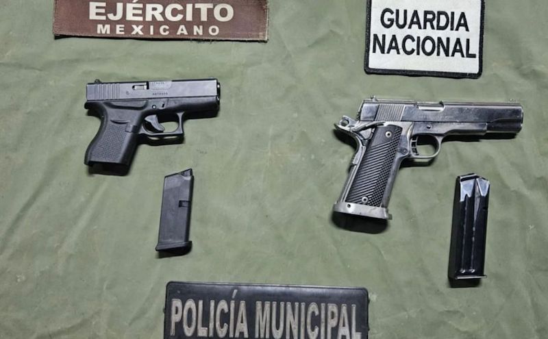 Pistolas aseguradas