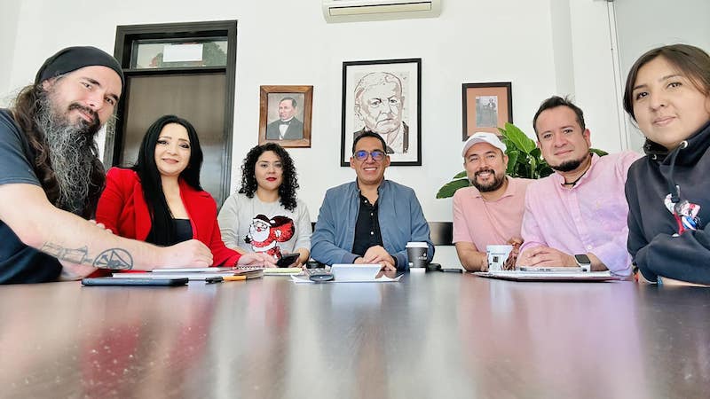 Osvaldo Ruiz Ramírez y su equipo