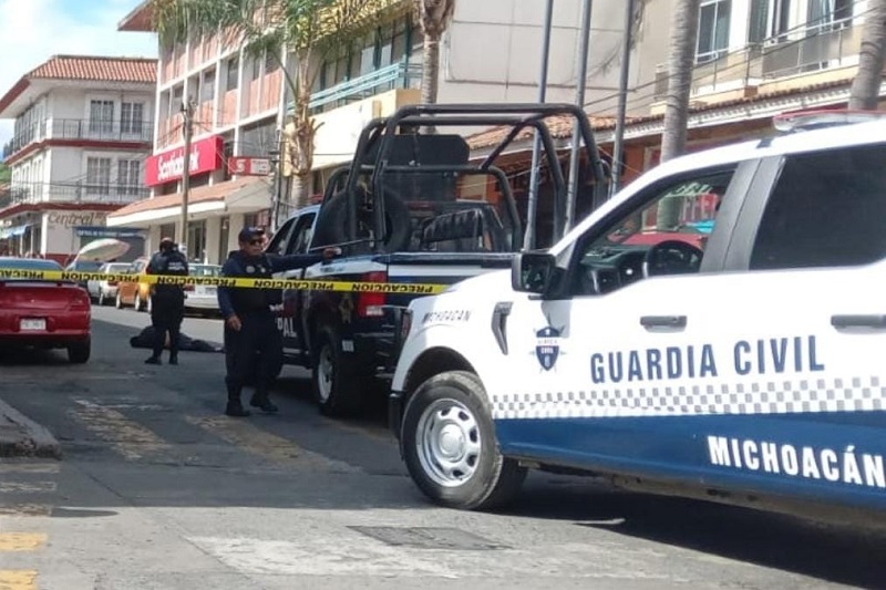 Homicidio en pleno centro de Uruapan