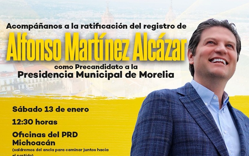 Alfonso Martínez, PRD, Morelia, reelección