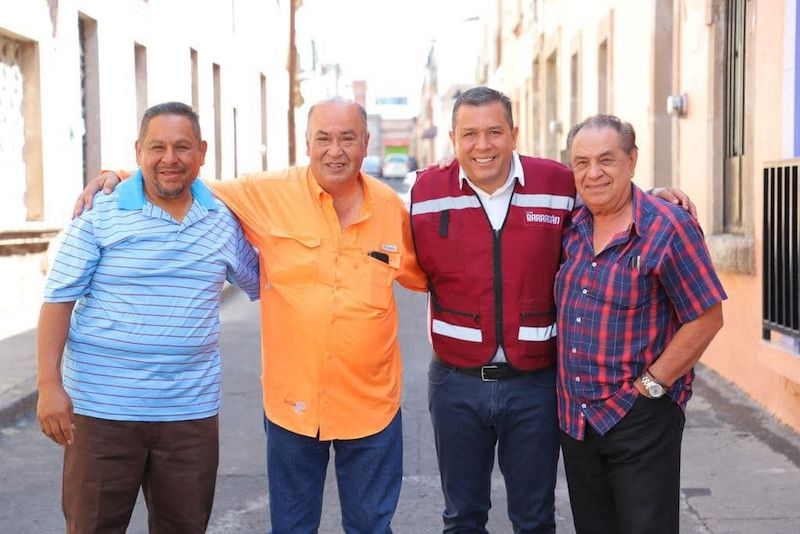 Juan Carlos Barragán Vélez, comerciantes
