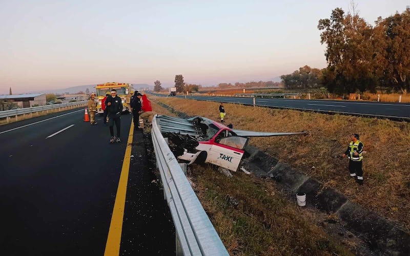 Choque en Autopista de Occidente